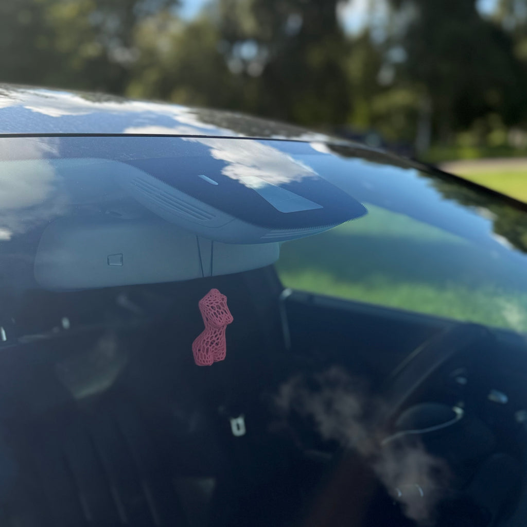 Woman Silhouette Car Air Freshener