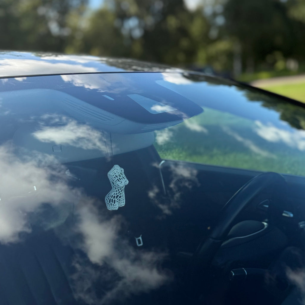 Woman Silhouette Car Air Freshener