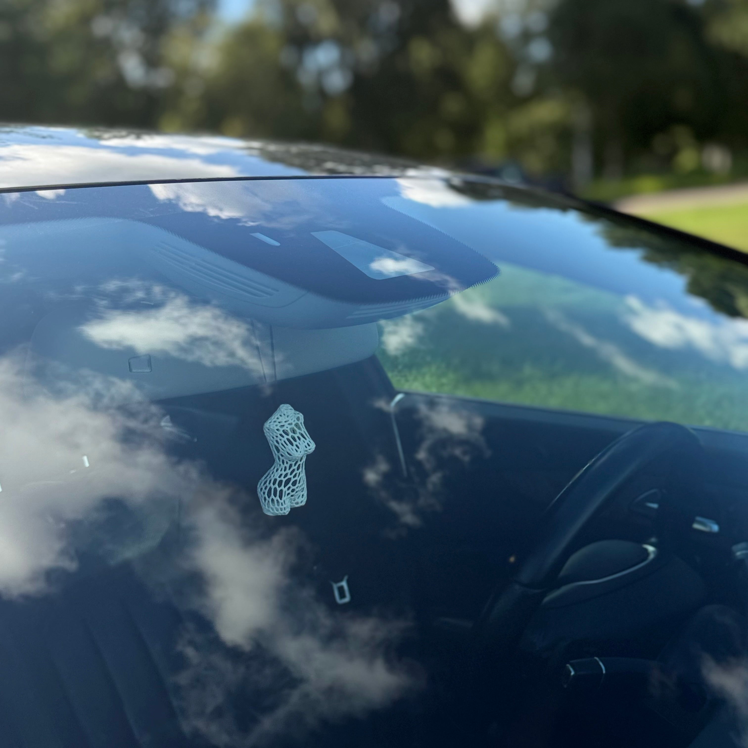 Woman Silhouette Car Air Freshener