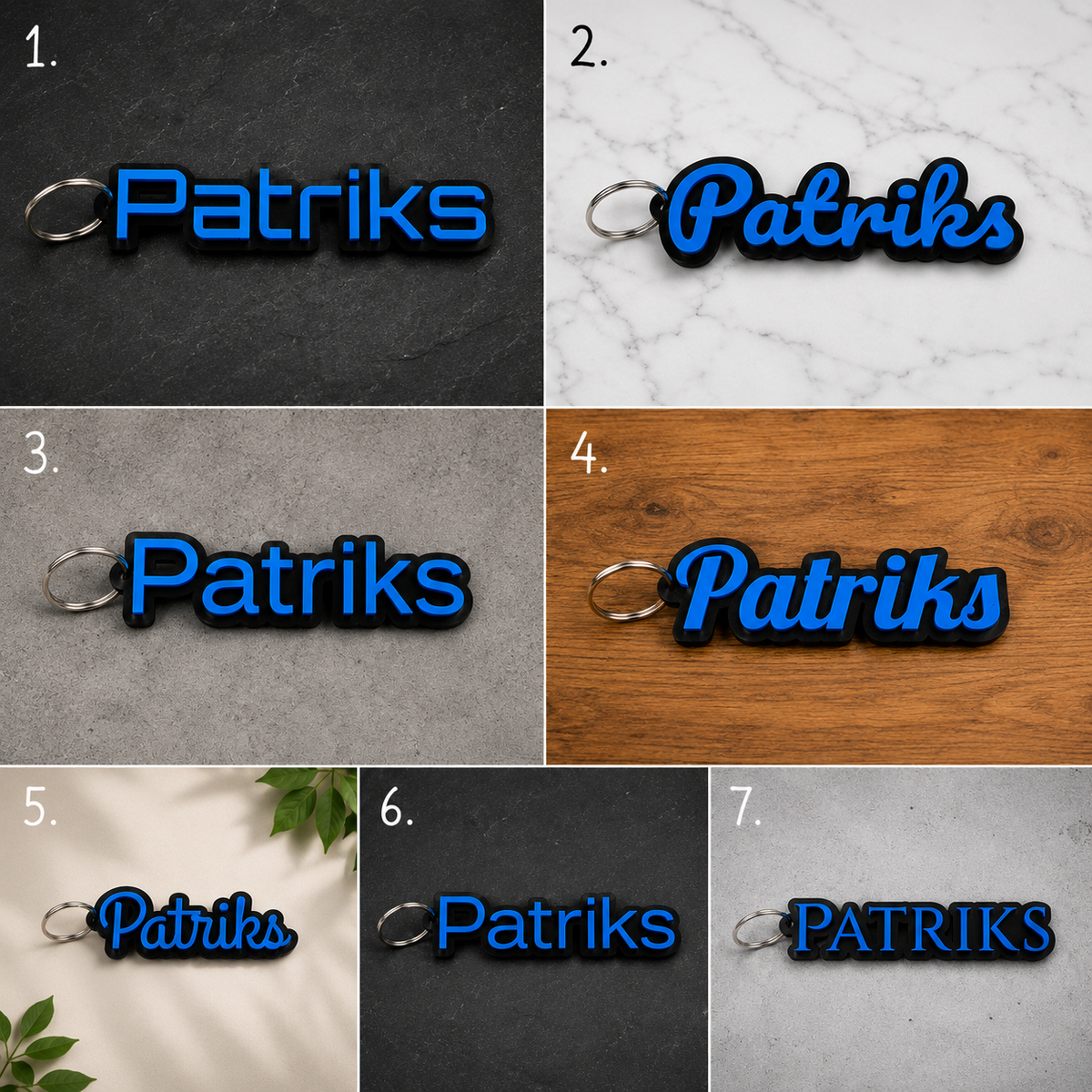 Personalized NAME keychains